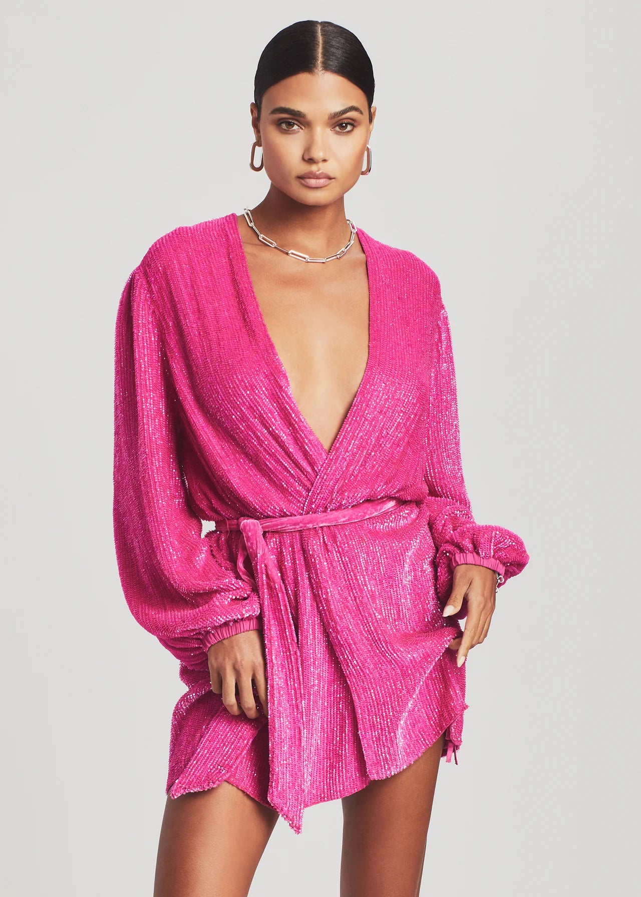 RETROFETE Sequin robe dress